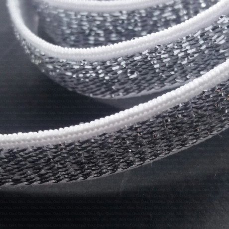 Silver, gold elastic band 10mm 20mm, 1849