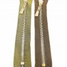 Decorative metal zips 16cm 1372