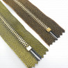 Decorative metal zips 16cm 1372