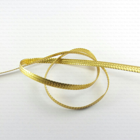 Metallic cord gold, silver 2.8 mm, 1858