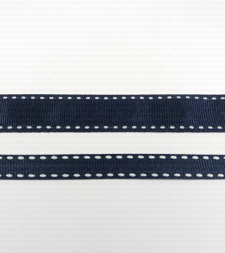 Navy grosgrain ribbon 9 and 15 mm / 5 or 30 yards 2501