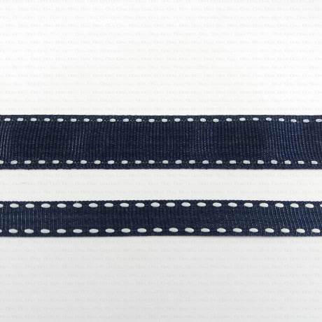 Navy grosgrain ribbon 9 and 15 mm / 5 or 30 yards 2501