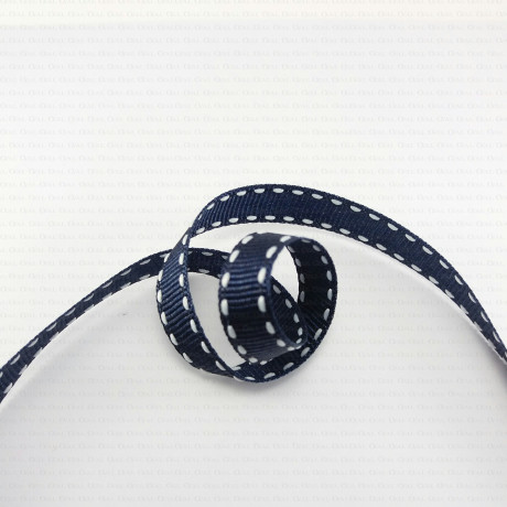 Navy grosgrain ribbon 9 and 15 mm / 5 or 30 yards 2501