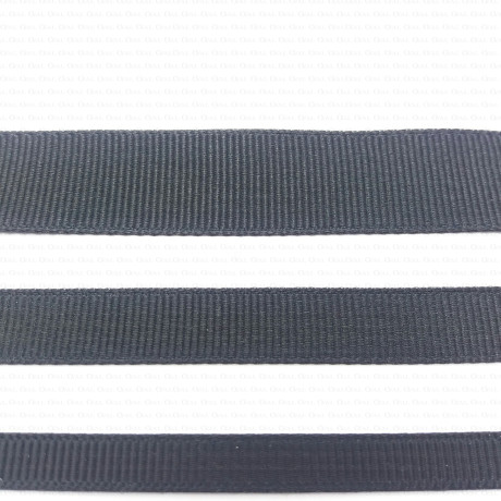 Black grosgrain ribbon 9, 15, 21, 38 mm 145