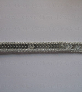 Decorative ribbon 12mm 1m no. 127