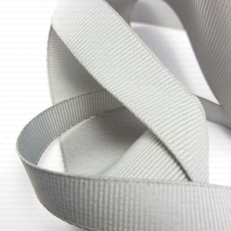 Grosgrain ribbon 5 yards S38 grey