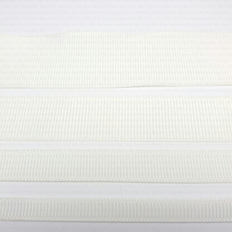 Ecru grosgrain ribbon, 5 linear metres per pack, 163
