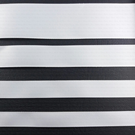 White grosgrain ribbon, 25-yard roll, 101