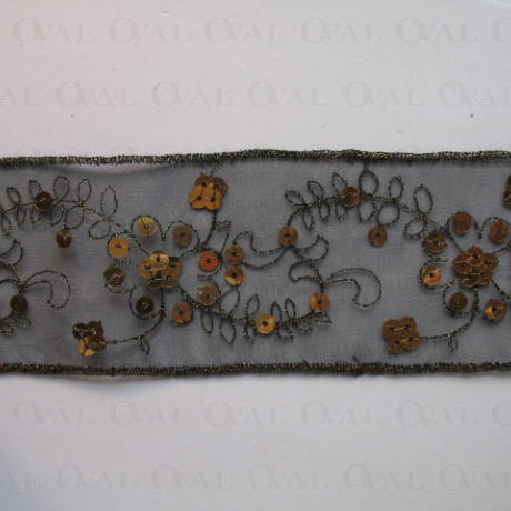 Decorative sequin tape 55mm / 1m 152