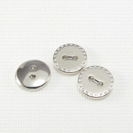 Plastic button, pack of 10 pcs, 11 mm, no. 1055