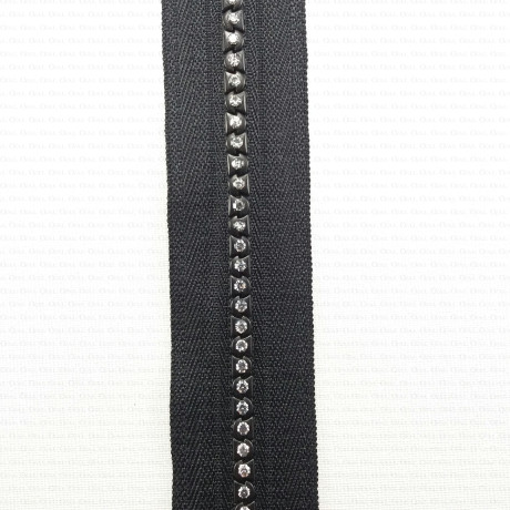 Zamek  z dżetami 50 cm,rozdzielczy,1919