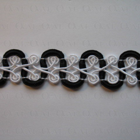 Decorative ribbon 25 mm 1 running metre no. 168