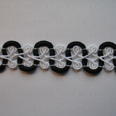 Decorative ribbon 25 mm 1 running metre no. 168