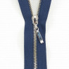 Non-separable metal zips, navy blue, 1952