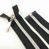 Zips with a silver thread 16–70 cm, separating 1954