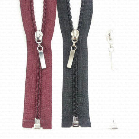 Separating zips 65 cm, no. 1968