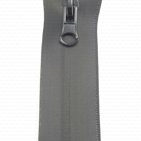 Plastic, waterproof black zips 60cm, 75cm, no. 1972