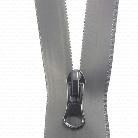 Plastic, waterproof black zips 60cm, 75cm, no. 1972
