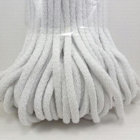 Cotton cord 50 m WHITE