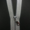 Decorative zips 60cm silver 1362