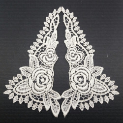 Aplikacja gipiurowa - koronka do przyszycia 1639  Aplikacja gipiurowa - koronka do przyszycia 1639