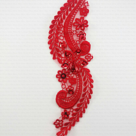 Guipure applique 220mm PAIR, no. 1979