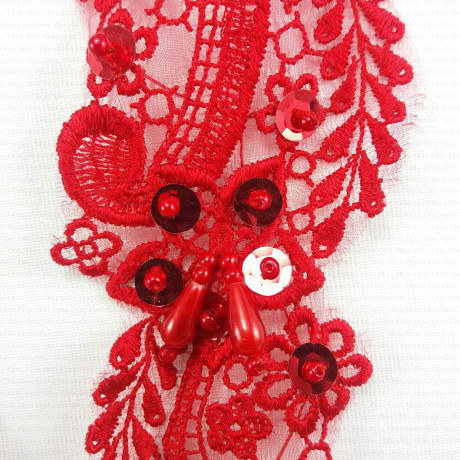 Guipure applique 220mm PAIR, no. 1979