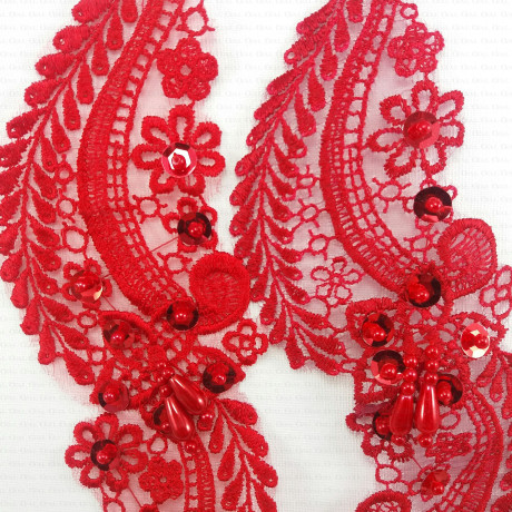 Guipure applique 220mm PAIR, no. 1979
