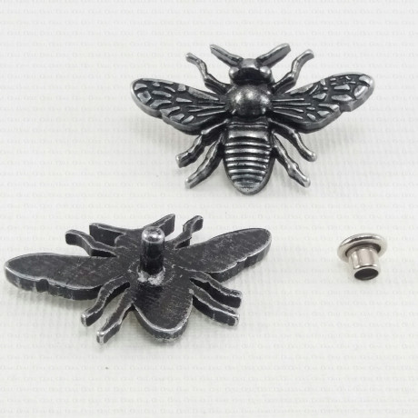 Metal fly/rivet 1 or 100 pcs 1960