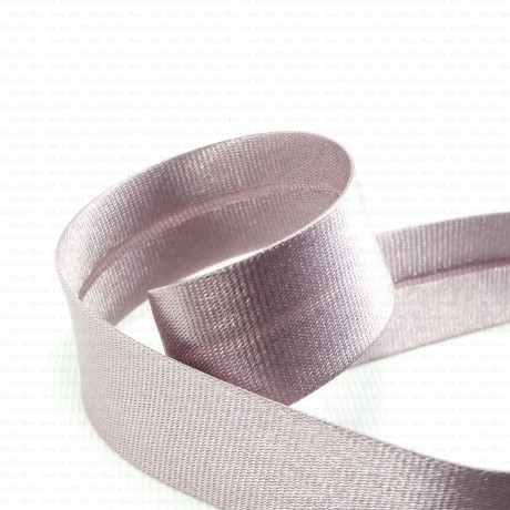 Satin bias binding pre-ironed 15mm/20m, 0200