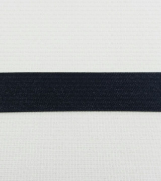 Satin bias binding pre-ironed 1m or 20m, navy blue 0213