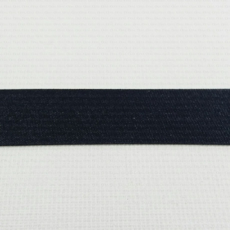 Satin bias binding pre-ironed 1m or 20m, navy blue 0213