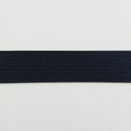 Satin bias binding pre-ironed 1m or 20m, navy blue 0213
