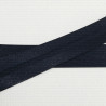 Satin bias binding pre-ironed 1m or 20m, navy blue 0213