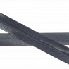 Black satin bias binding, pressed, 1 or 20 m, 1489