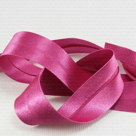 Pressed satin bias binding 1 or 20 m 0203