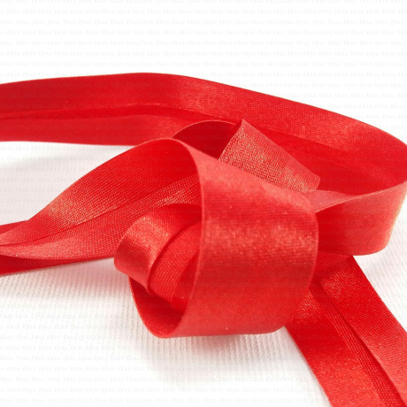 Pressed satin bias binding 1 or 20 m 0205