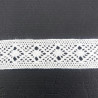 Cotton lace 20mm / white, black 1985