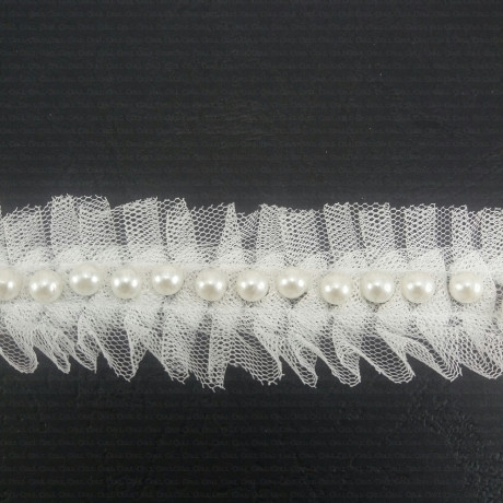 Decorative tape with pearls 30mm, 1991