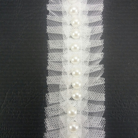 Decorative tape with pearls 30mm, 1991