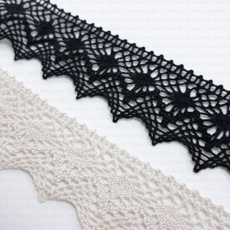 Koronka bawełniana 40mm,2004