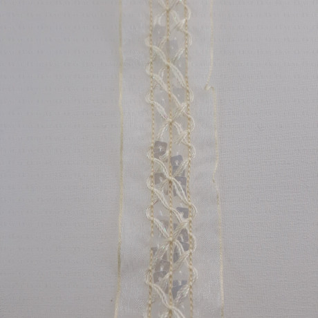 Decorative tape 40mm/1m ecru 2010