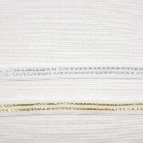 Decorative white and black elastic 1815