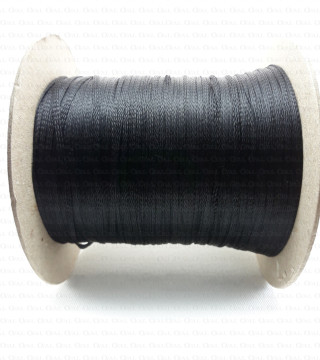 Black lacing 3mm, 5m