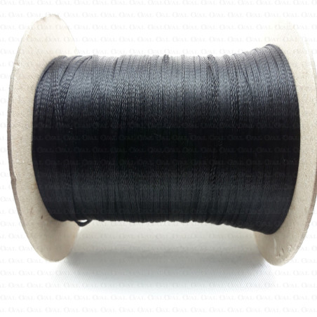 Black lacing 3mm, 5m