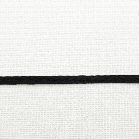 Black lacing 3mm, 5m