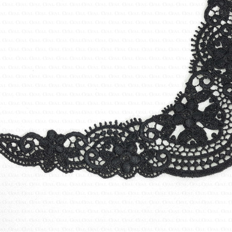 Guipure appliqué – neckline 2045