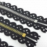 Metal openwork zips 16cm no. 1361