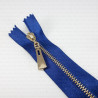 16 cm metal zips on satin tape 1835