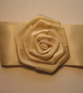 Satin Rose Brooch approx. 15cm no. 251
